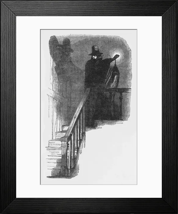 Framed Print : Dickens / Haunted / Stairs Framed Print : Dickens / Haunted / Stairs