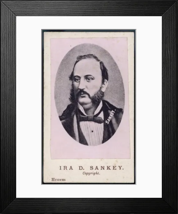 Framed Print : Ira David Sankey / Cdv Framed Print : Ira David Sankey / Cdv