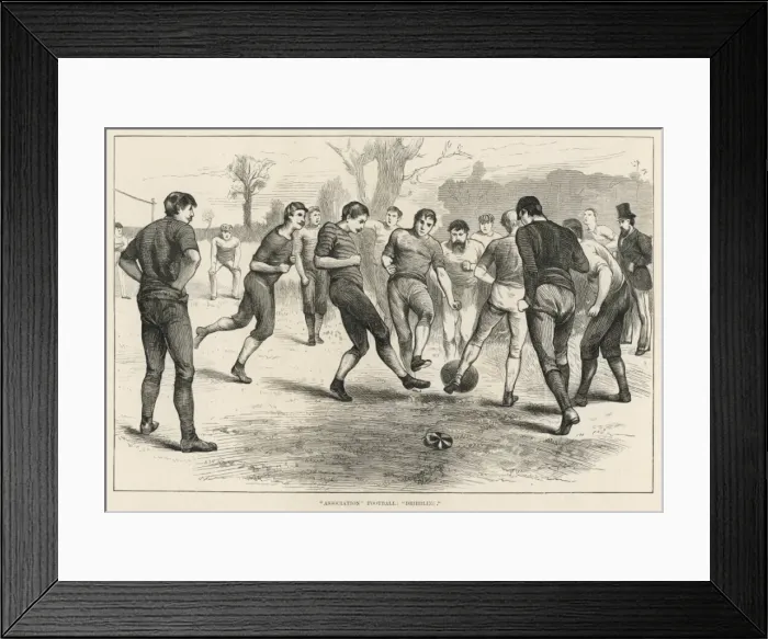 Framed Print : Dribbling / Sporting News Framed Print : Dribbling / Sporting News
