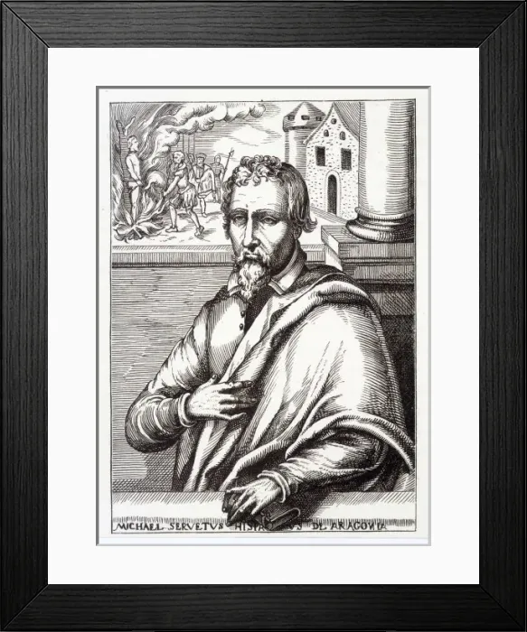 Framed Print : Michel Servetus Framed Print : Michel Servetus
