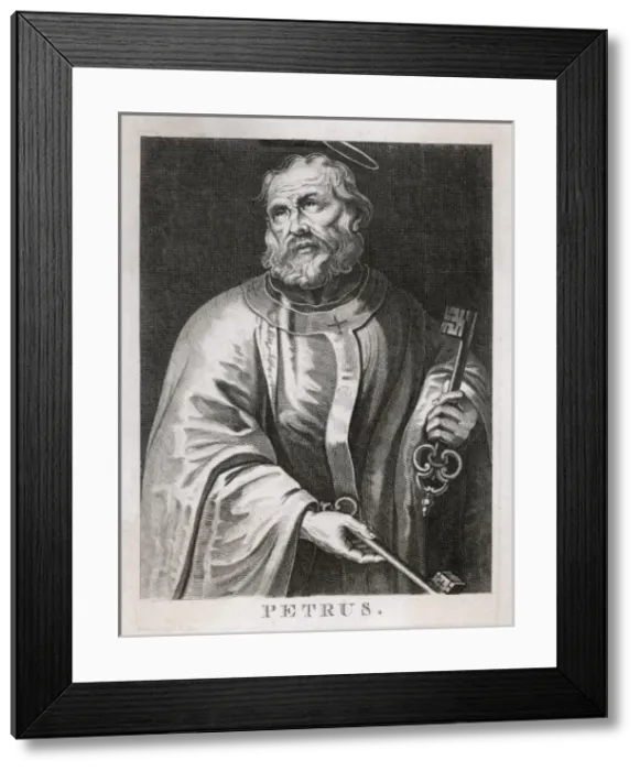 Framed Print : Saint Peter (Anon) Framed Print : Saint Peter (Anon)