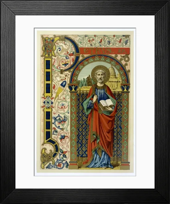Framed Print : Saint Peter (Butler Framed Print : Saint Peter (Butler