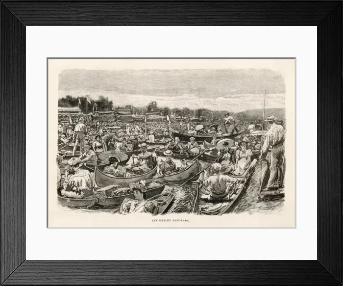 Framed Print : Crowded River at Henley Framed Print : Crowded River at Henley