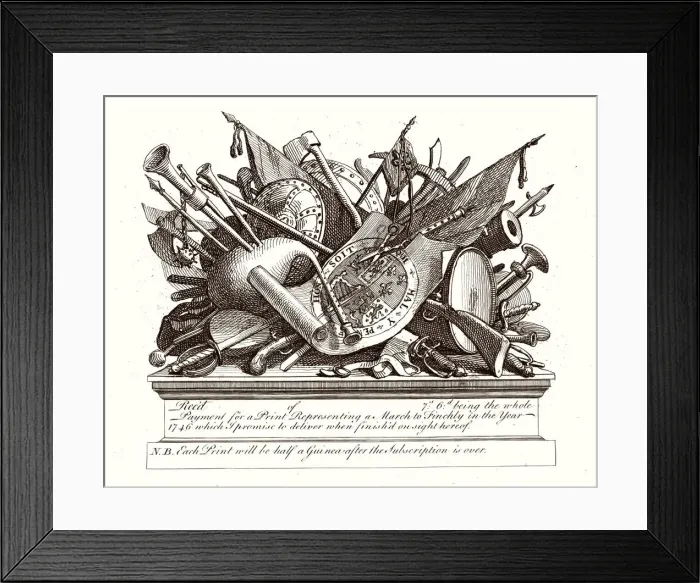 Framed Print : Receipt / March Finchley Framed Print : Receipt / March Finchley