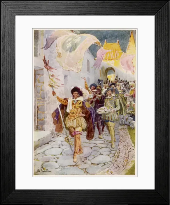 Framed Print : Champlain at Port Royal Framed Print : Champlain at Port Royal