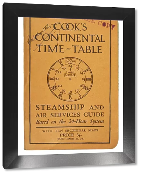 COOKs TIMETABLE 1937