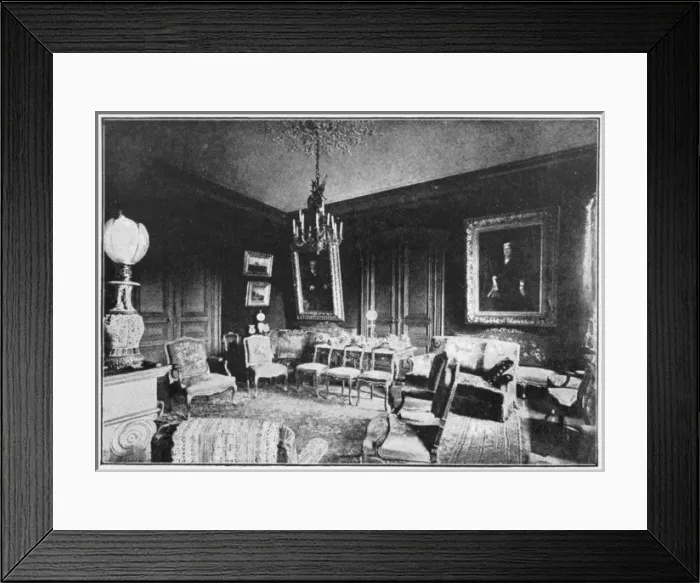 Framed Print : Jules Verne / Drawing Room Framed Print : Jules Verne / Drawing Room