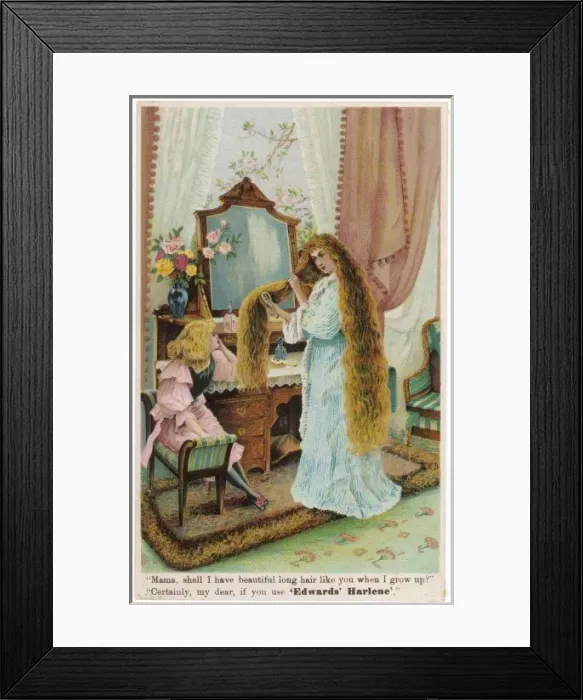 Framed Print : Harlene for Long Hair Framed Print : Harlene for Long Hair