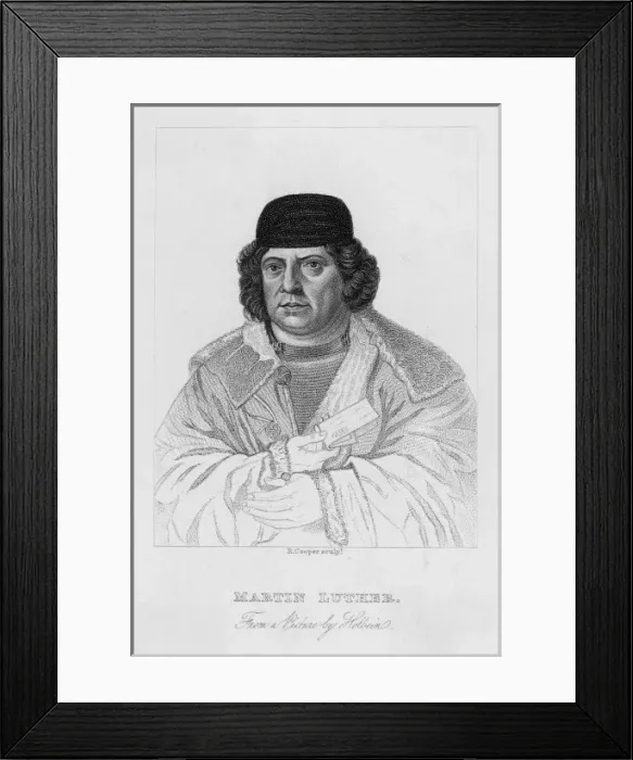 Framed Print : Luther (Holbein) Framed Print : Luther (Holbein)