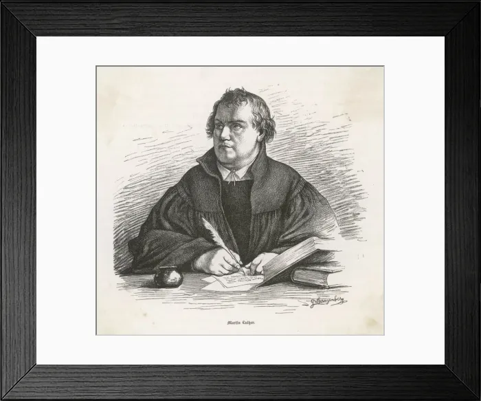Framed Print : Luther (Spangenberg) Framed Print : Luther (Spangenberg)