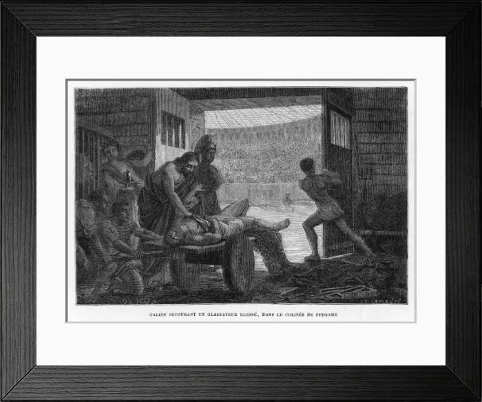 Framed Print : Galen and Gladiators Framed Print : Galen and Gladiators