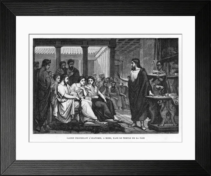 Framed Print : Galen Demonstrating Framed Print : Galen Demonstrating