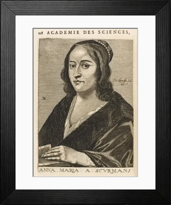 Framed Print : Anna Maria Van Schurman Framed Print : Anna Maria Van Schurman