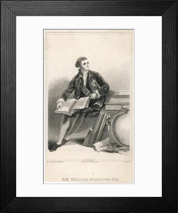 Framed Print : Sir William Hamilton Framed Print : Sir William Hamilton