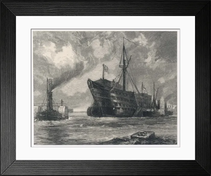 Framed Print : Sailing Ships / Dreadnough Framed Print : Sailing Ships / Dreadnough