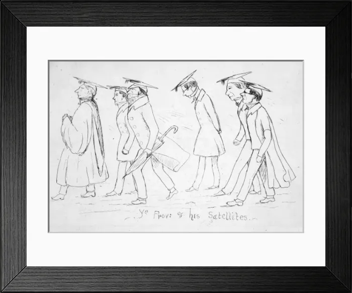 Framed Print : Pusey & Followers Framed Print : Pusey & Followers
