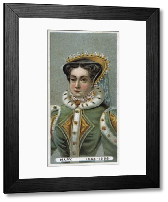 Framed Print : Mary Tudor / Wills Cig Framed Print : Mary Tudor / Wills Cig