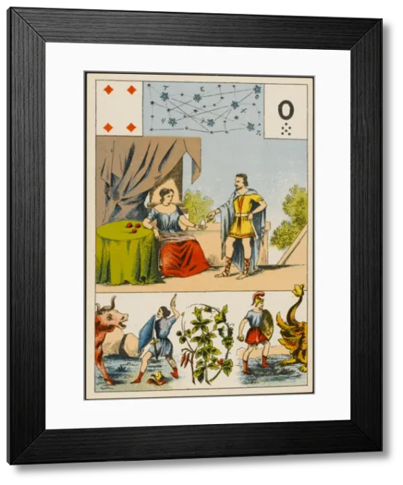 Framed Print : Lenormand - Soothsayer Framed Print : Lenormand - Soothsayer