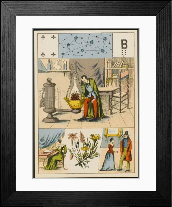 Framed Print : Lenormand - Alchemist Framed Print : Lenormand - Alchemist