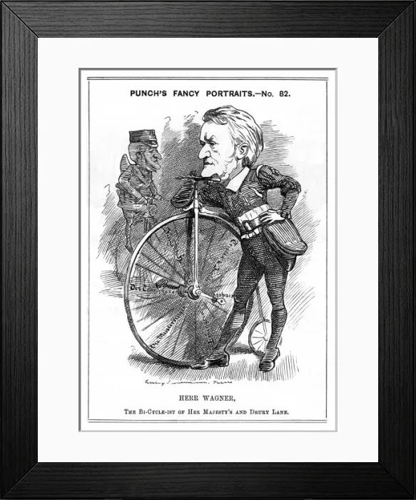 Framed Print : Richard Wagner / Sambourne Framed Print : Richard Wagner / Sambourne