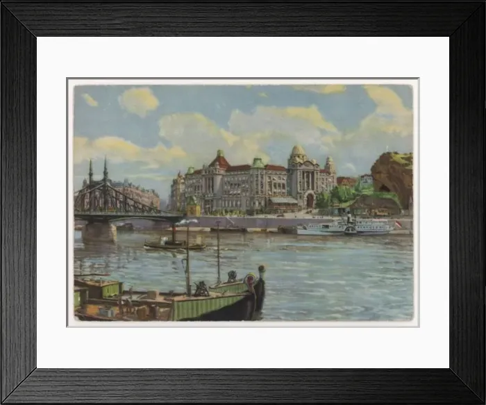 Framed Print : Budapest / Hotel Gellert Framed Print : Budapest / Hotel Gellert