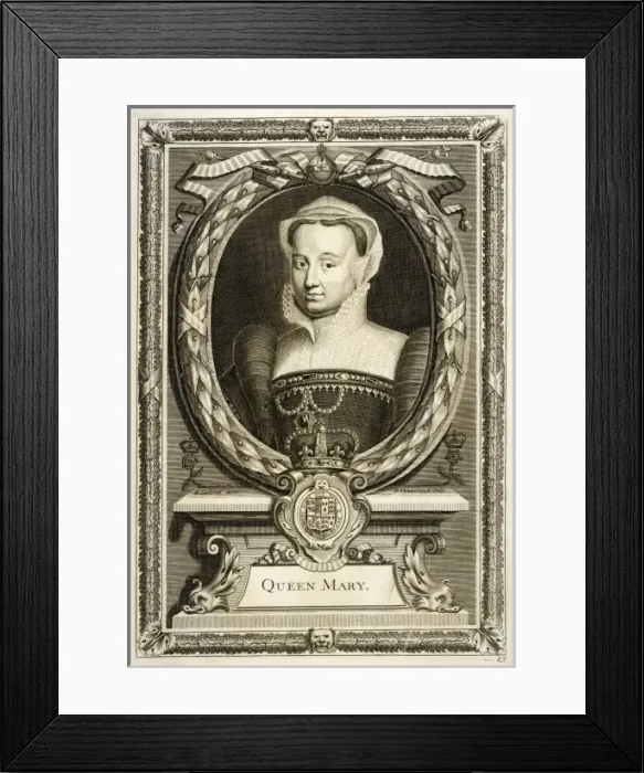 Framed Print : Mary Tudor / Vanderbanck Framed Print : Mary Tudor / Vanderbanck