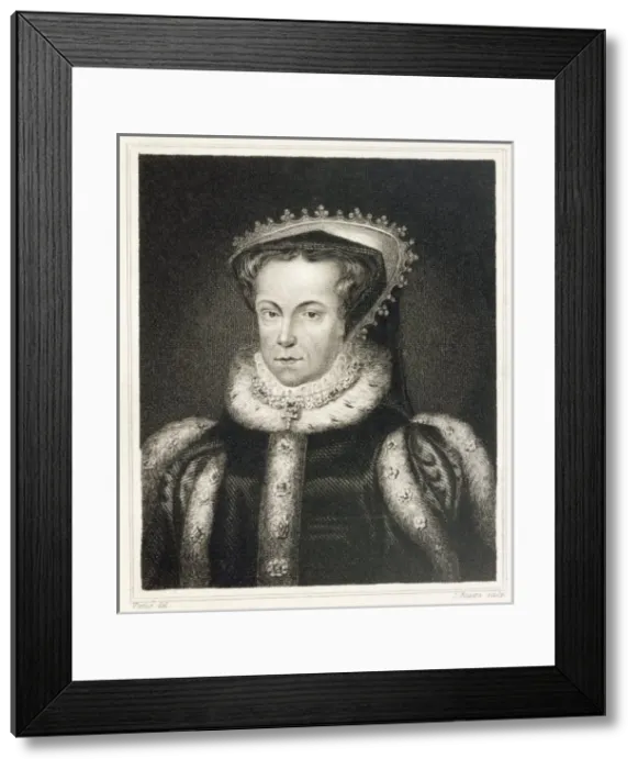 Framed Print : Mary Tudor / Rogers / Vertue Framed Print : Mary Tudor / Rogers / Vertue