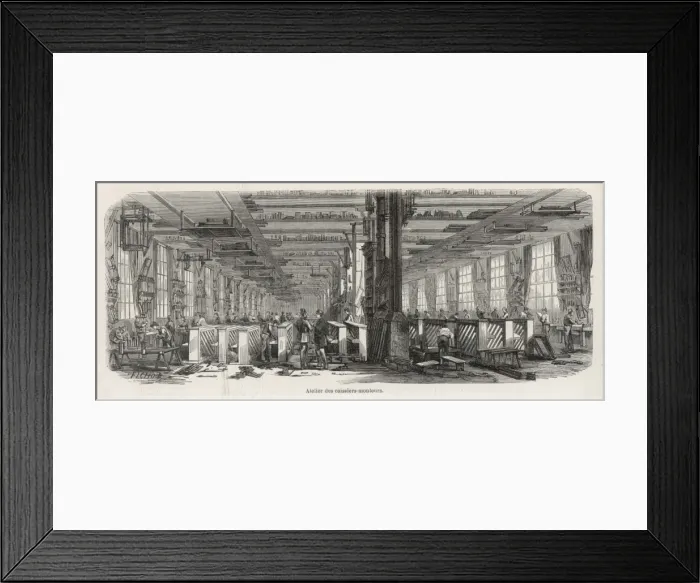 Framed Print : Making French Pianos 2 Framed Print : Making French Pianos 2