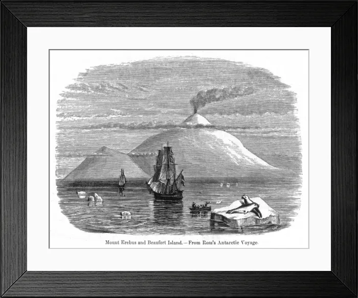 Framed Print : Ross at Mount Erebus Framed Print : Ross at Mount Erebus