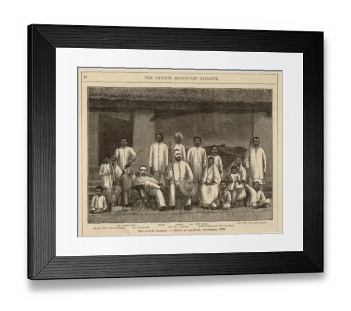 Framed Print : Protestant Missionary Framed Print : Protestant Missionary