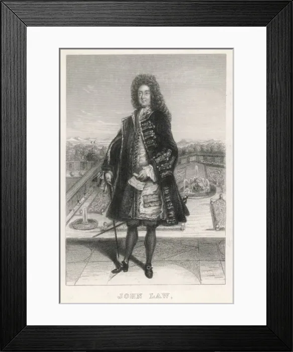 Framed Print : John Law (Schenk) Framed Print : John Law (Schenk)