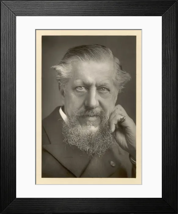 Framed Print : Sir Edwin Arnold (Photo)