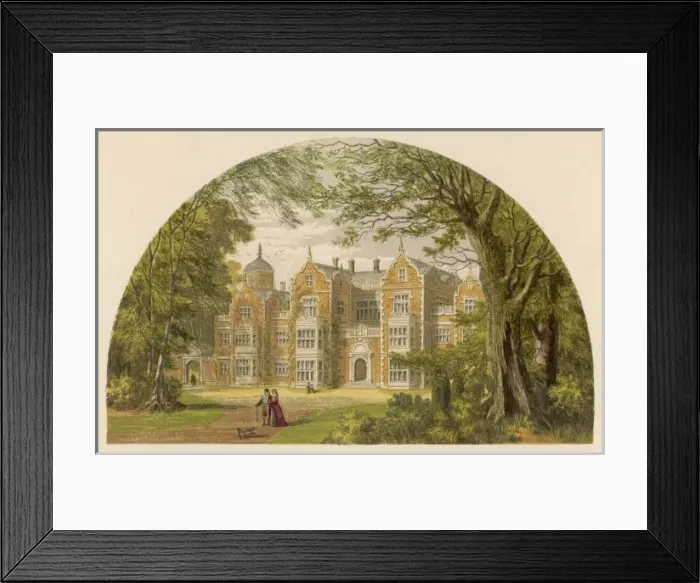 Framed Print : English Stately Home Framed Print : English Stately Home
