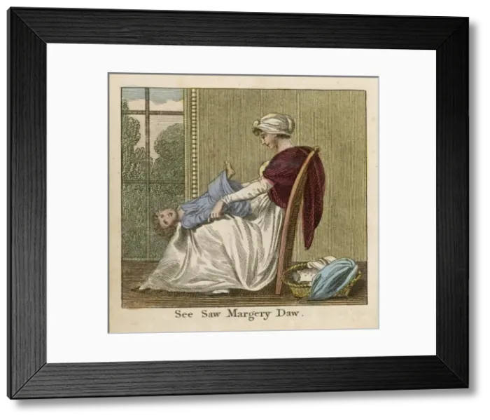 Framed Print : See Saw Margery Daw Framed Print : See Saw Margery Daw