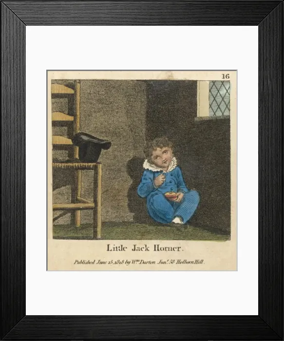 Framed Print : Little Jack Horner 1818 Framed Print : Little Jack Horner 1818