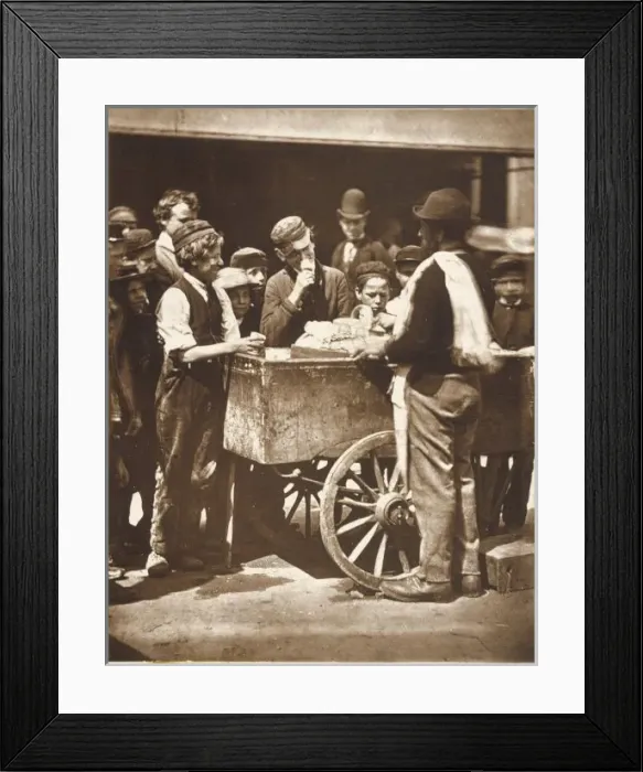 Framed Print : Ice Cream Vendor 1877 Framed Print : Ice Cream Vendor 1877