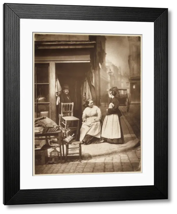 Framed Print : Junk Shop 1877 Framed Print : Junk Shop 1877