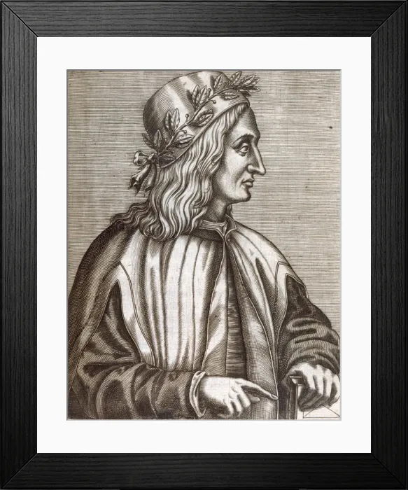 Framed Print : Mirandola / Thevet 1584 Framed Print : Mirandola / Thevet 1584