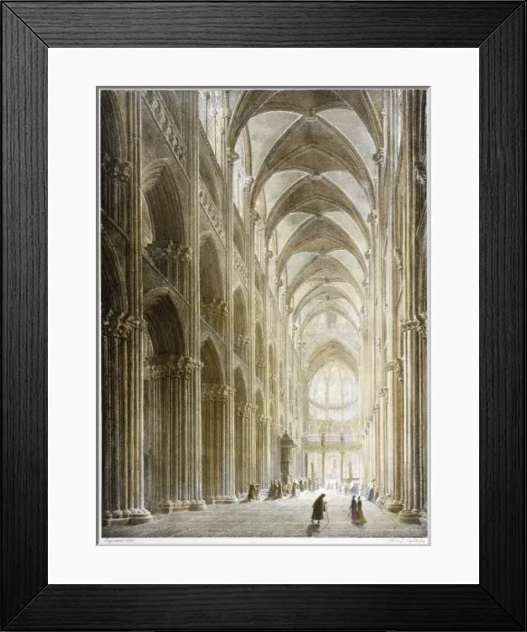 Framed Print : Rouen Cathedral - 1 Framed Print : Rouen Cathedral - 1