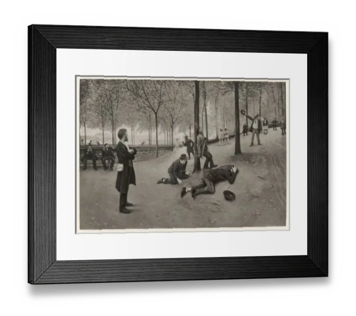 Framed Print : Insane Patients Framed Print : Insane Patients