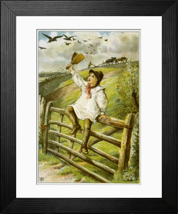 Framed Print : The Bird Boy Framed Print : The Bird Boy