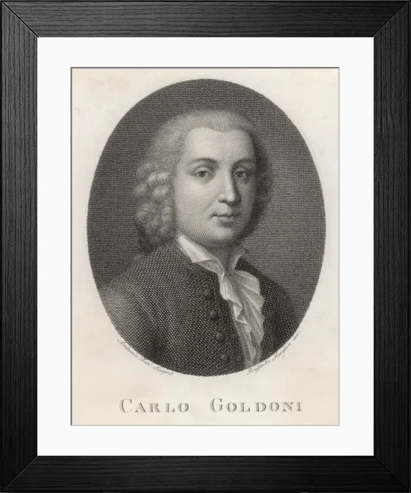 Framed Print : Carlo Goldoni / Fedi Framed Print : Carlo Goldoni / Fedi