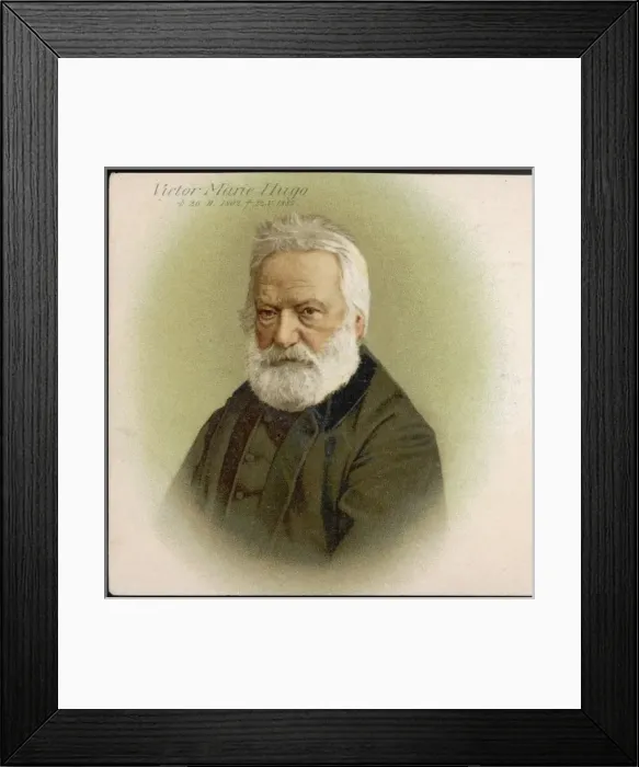 Framed Print : Victor Hugo / French Pc Framed Print : Victor Hugo / French Pc