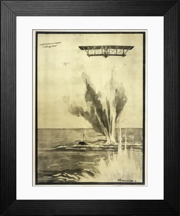 Framed Print : Uii Attacked by French Framed Print : Uii Attacked by French