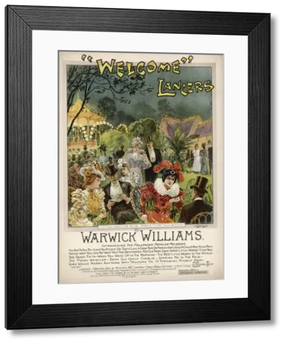 Framed Print : Upper Class 19C Scene Framed Print : Upper Class 19C Scene