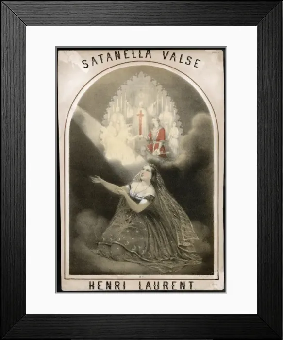 Framed Print : Marriage Vision 1858 Framed Print : Marriage Vision 1858