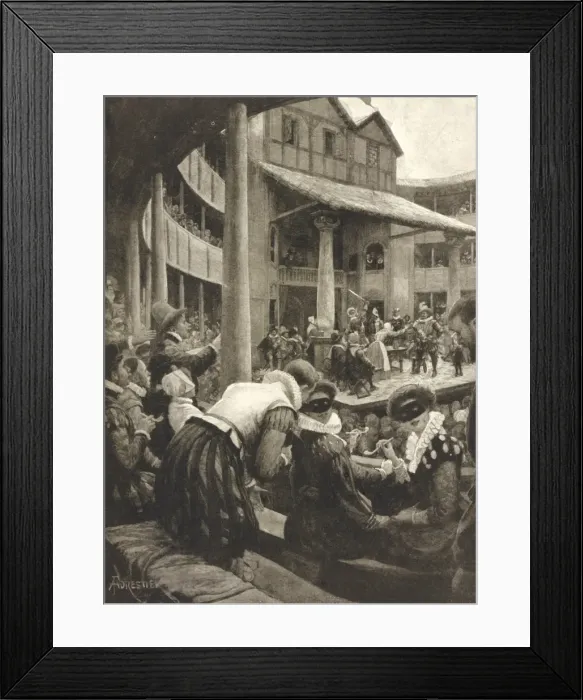 Framed Print : HENRY IV AT THE GLOBE Framed Print : HENRY IV AT THE GLOBE