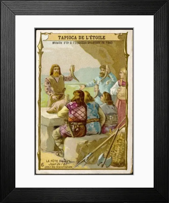 Framed Print : Scandinavian New Year Framed Print : Scandinavian New Year