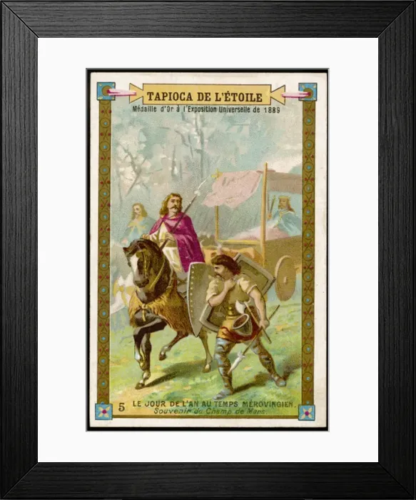 Framed Print : New Year Medieval France Framed Print : New Year Medieval France