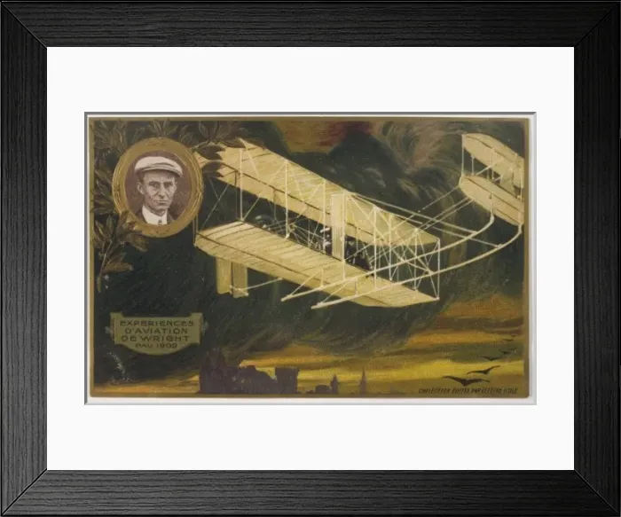 Framed Print : Wright at Pau, 1909 Framed Print : Wright at Pau, 1909